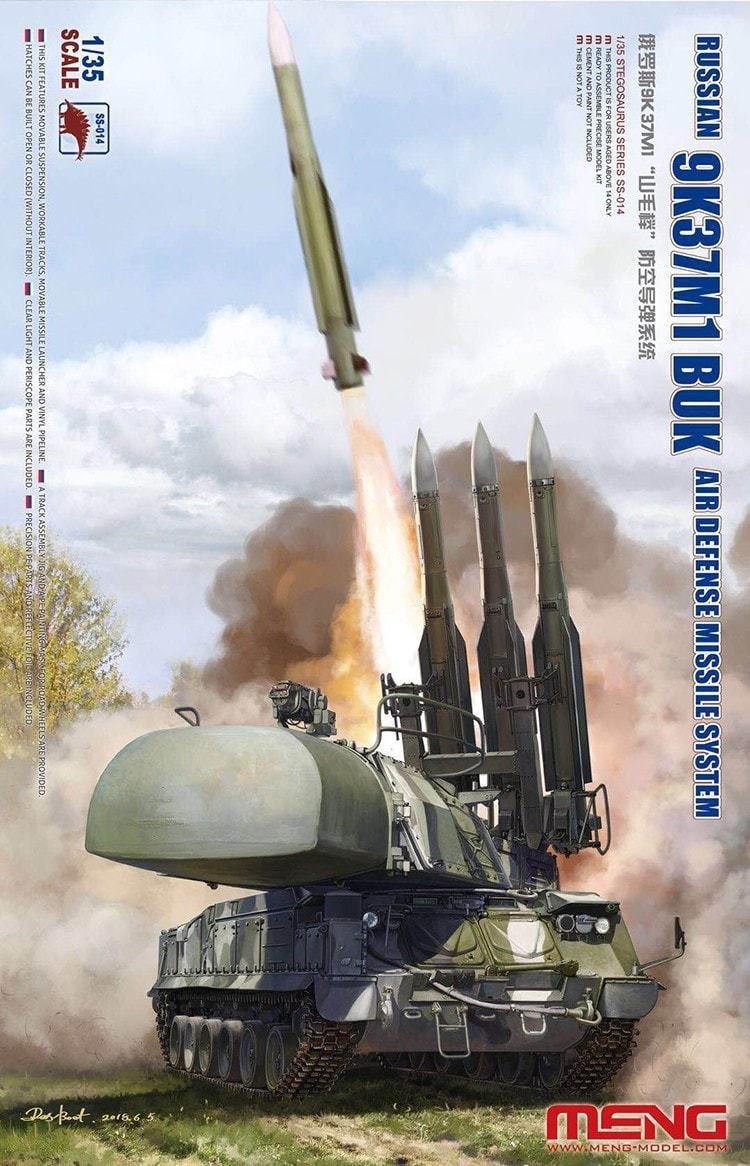 Maquette Meng SS-014 Système de missiles de défense aérienne russe 9K37M1 Buk, échelle 1/35