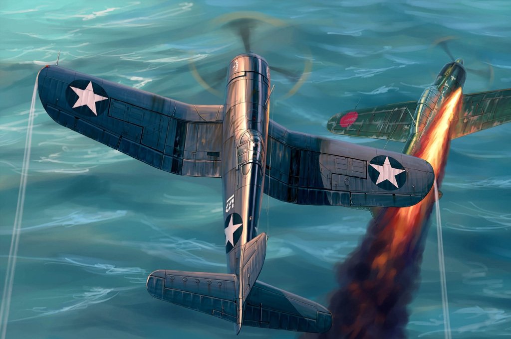 Hobby Boss 80382 F4U-1 Corsair version tardive 1/48 