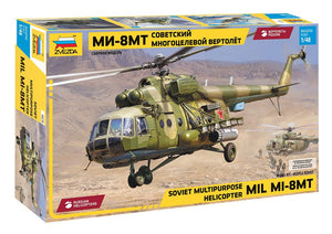 Zvezda 4828 Hélicoptère polyvalent soviétique Mil Mi-8MT Hip-H 1/48