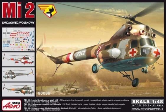 Aeroplast 90038 Hélicoptère militaire Mi-2 (1/48)