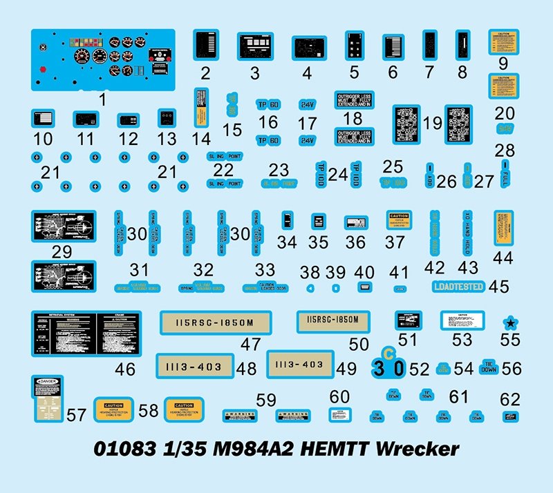 Trumpeter 01083 M984A2 Dépanneuse HEMTT 1/35 – Bild 3
