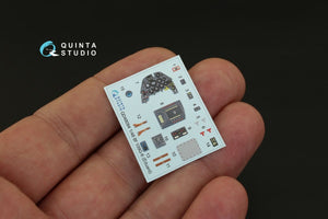 Intérieur imprimé en 3D et coloré sur papier décalcomanie Quinta Studio QD48094 Bf 109G-6 (pour kit Eduard) 1/48 – immagine 2
