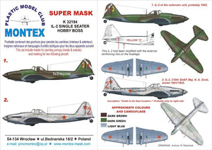 Montex K32194 IL-2 MONOPLACE 1/32