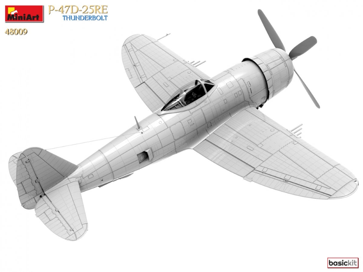 MiniArt 48009 P-47D-25RE THUNDERBOLT. KIT DE BASE 1/48  – immagine 11