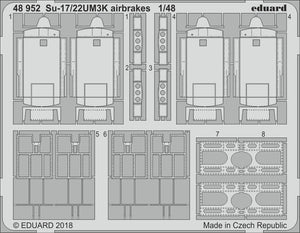 Eduard 48952 Aérofreins Su-17/22UM3K KITTY HAWK 1/48