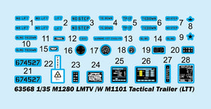 J&amp;#39;adore le kit 63568 M1280 LMTV avec remorque tactique M1101 (LTT) au 1/35 – imagen 3