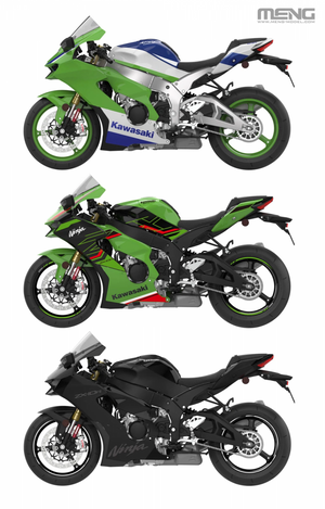 Meng Model MT-007 Kawasaki Ninja ZX-10R 1/9 – zdjęcie 7