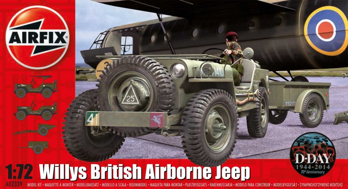 Airfix 02339 Jeep Willys, remorque et obusier de 75 mm (1/72)