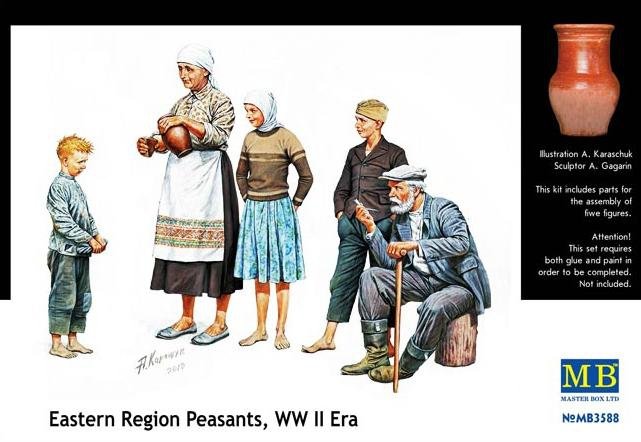 Boîte principale 3588 Paysans de la région de l'Est (1/35)