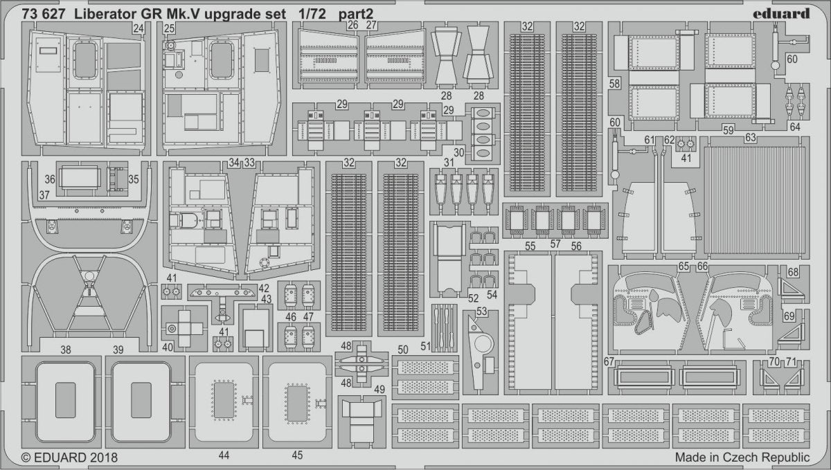Kit de mise à niveau Eduard 73627 Liberator GR Mk.V EDUARD 1/72 – image 2