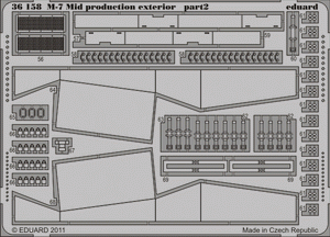 Eduard 36158 M-7 Extérieur de production moyenne 1/35 Dragon
