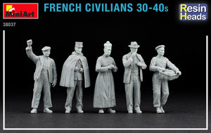 Miniart 38037 Civils français années 30-40 (têtes en résine) 1/35  – immagine 4