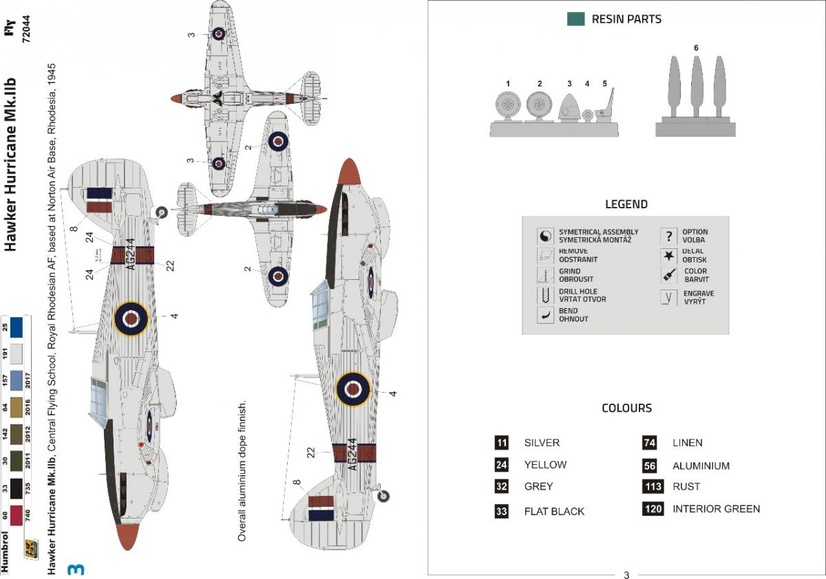 Fly 72044 Hawker Hurricane Mk.IIb 1/72 – imagen 5