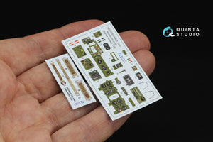 Intérieur imprimé en 3D et coloré sur papier décalcomanie (Border Model) Quinta Studio QD35083 A6M2 Zero (Mitsubishi Prod.) 1/35 – immagine 2