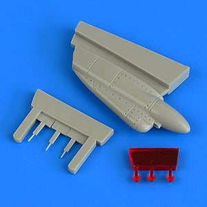 Quickboost QB48790 Nacelle de mentonnière F-14A/B Tomcat - version initiale vs Tamiya 1/48