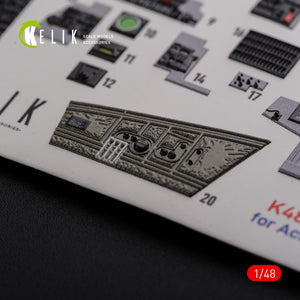 Décalcomanies 3D intérieures KELIK K48089 F-4J « Phantom II » pour maquette Academy au 1/48 – image 8