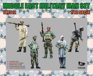 T-Model TK7312 Coffret de 25 figurines militaires du Moyen-Orient à l&amp;#39;échelle 1/72