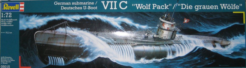 Revell 05015 Sous-marin allemand VII C Wolf Pack (1/72)