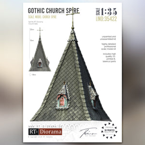 RT-Diorama 35422 Flèche d&amp;#39;église gothique 1/35
