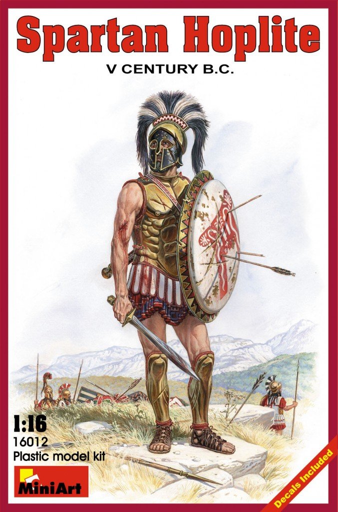 MiniArt 16012 SPARTAN HOPLITE Ve SIÈCLE AV. J.-C. 1/16