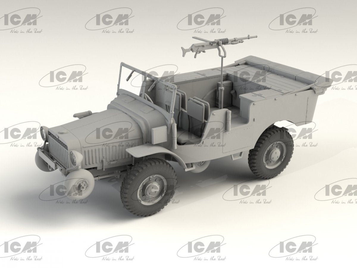 ICM 35572 Laffly V15T avec mitrailleuse Hotchkiss 1/35 – image 4