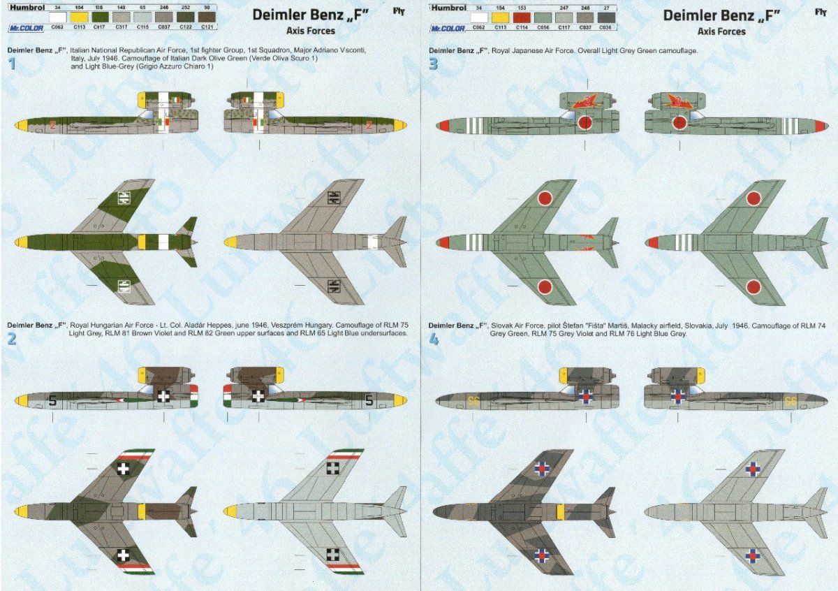 Fly 14430 Daimler Benz Projet F - Forces de l&amp;#39;Axe 1/144 – immagine 2