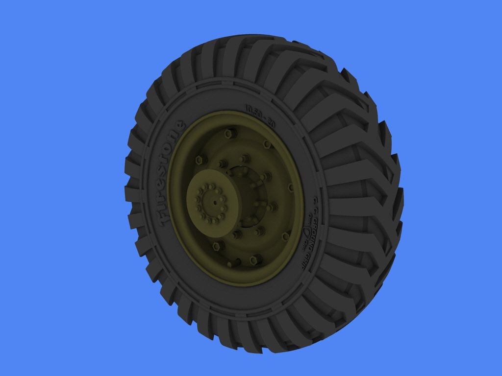 Panzer Art RE35-261 Bedford QLC road wheels (Firestone) 1/35 – zdjęcie 4