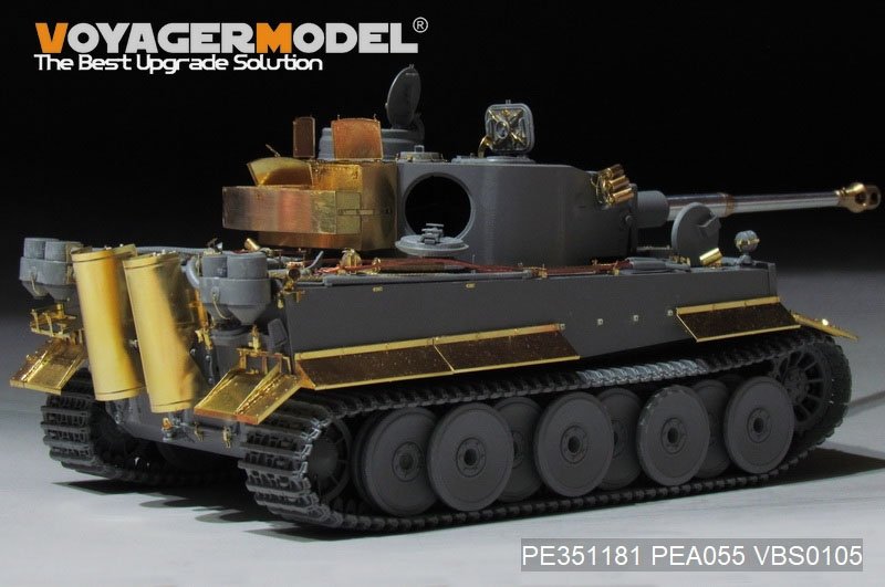 Maquette Voyager PE351181 Char Tiger I allemand de la Seconde Guerre mondiale, première production (pour Border BT-010) 1/35 – Bild 4