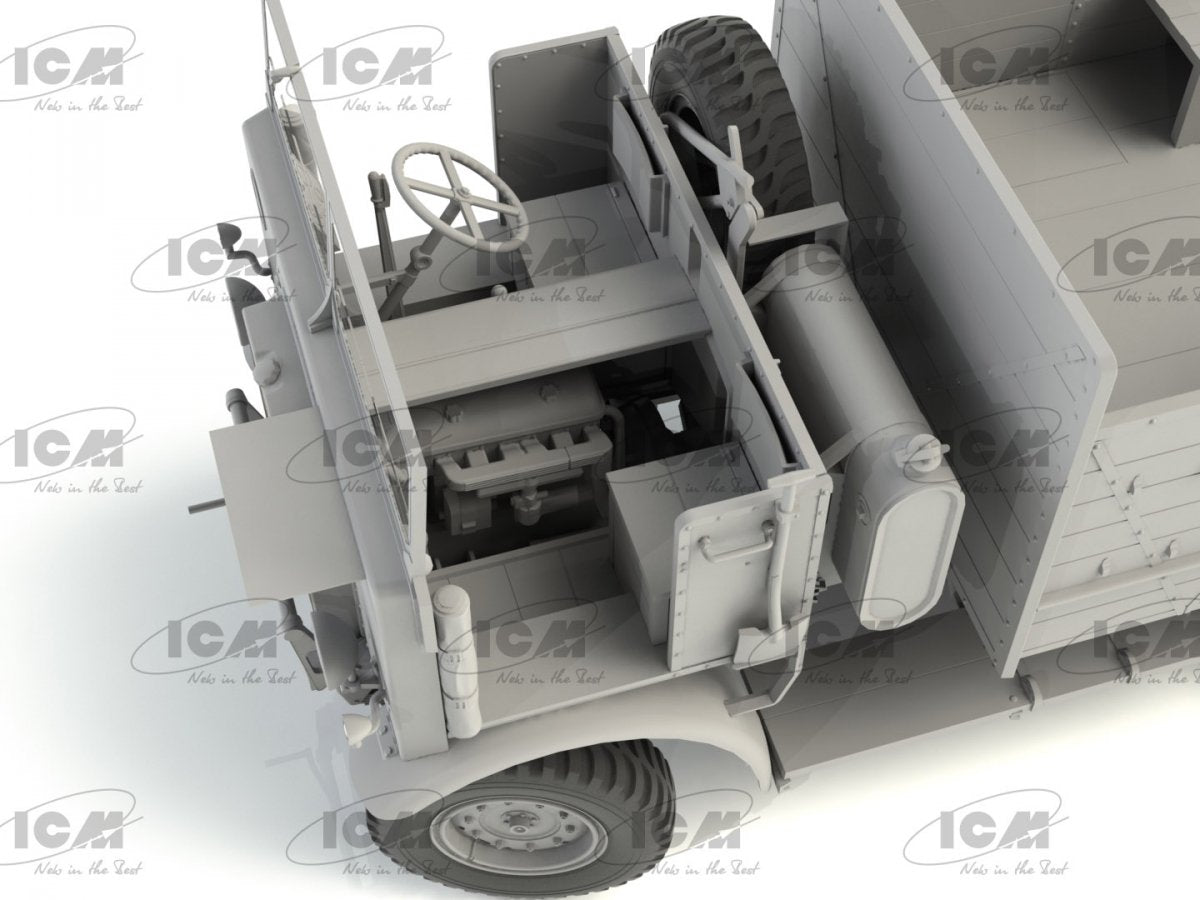ICM 35600 Leyland Retriever Camion britannique de service général de la Seconde Guerre mondiale, échelle 1/35 – imagen 10