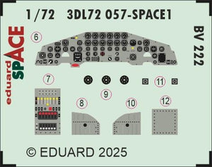 Eduard 3DL72057 BV 222 SPACE Revell 1/72 – immagine 3
