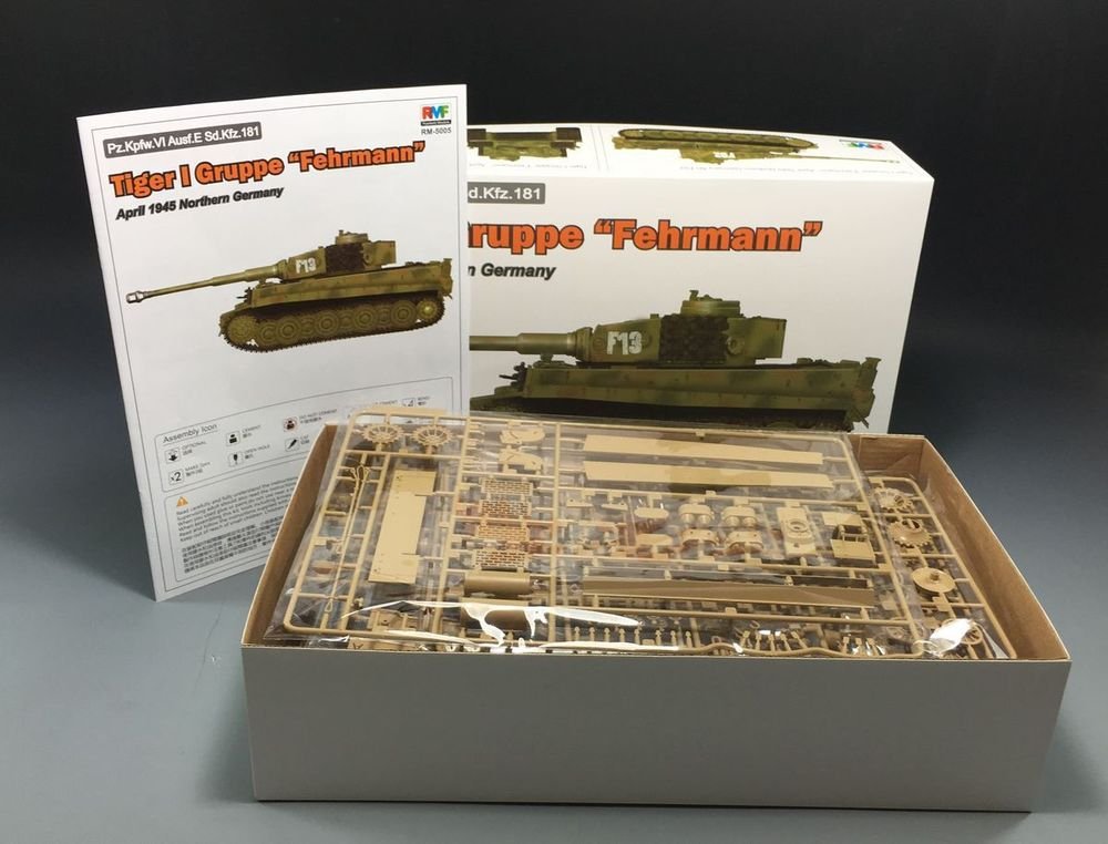Rye Field Model 5005 Tiger I Gruppe Fehrmann Avril 1945 Allemagne du Nord – Bild 2