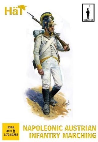 Chapeau 8326 Autrichiens napoléoniens en marche 1/72