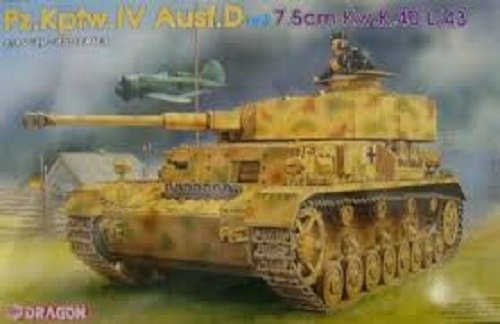 Dragon 6330 Pz.Kpfw. IV Ausf. D avec 7,5 cm Kw.K.40 L/43 (1/35)