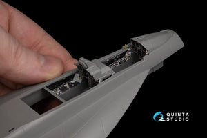 Intérieur imprimé en 3D et coloré sur papier décalcomanie pour F/A-18F tardif / EA-18G (Meng) de Quinta Studio QD48243 (Meng) 1/48 – Bild 6