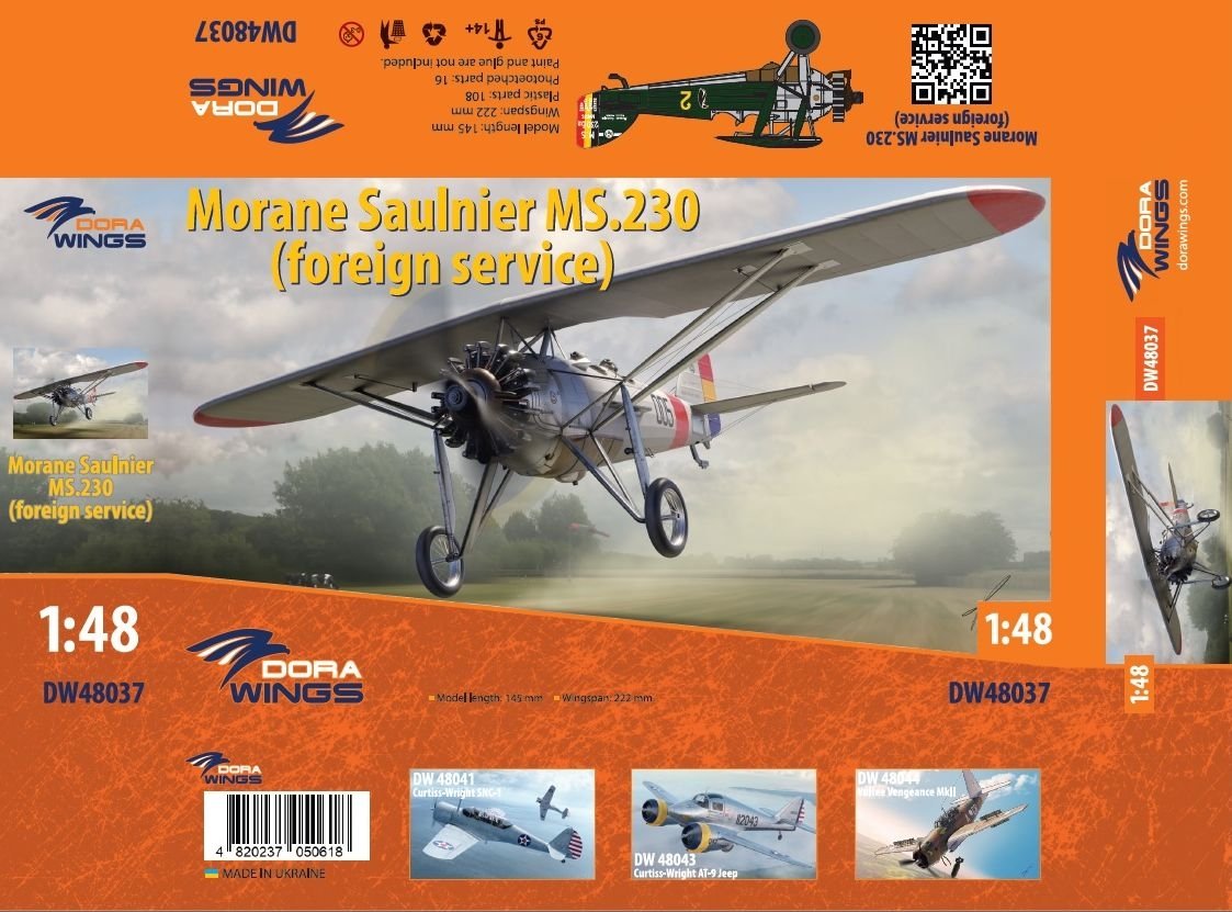 Dora Wings 48037 Morane-Saulnier 230 (Service extérieur) 1/48 – Bild 6