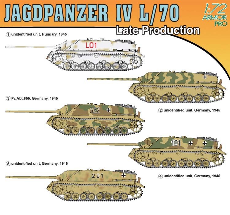 Dragon 7293 Jagdpanzer IV L/70 Tardif (1/72) – image 2