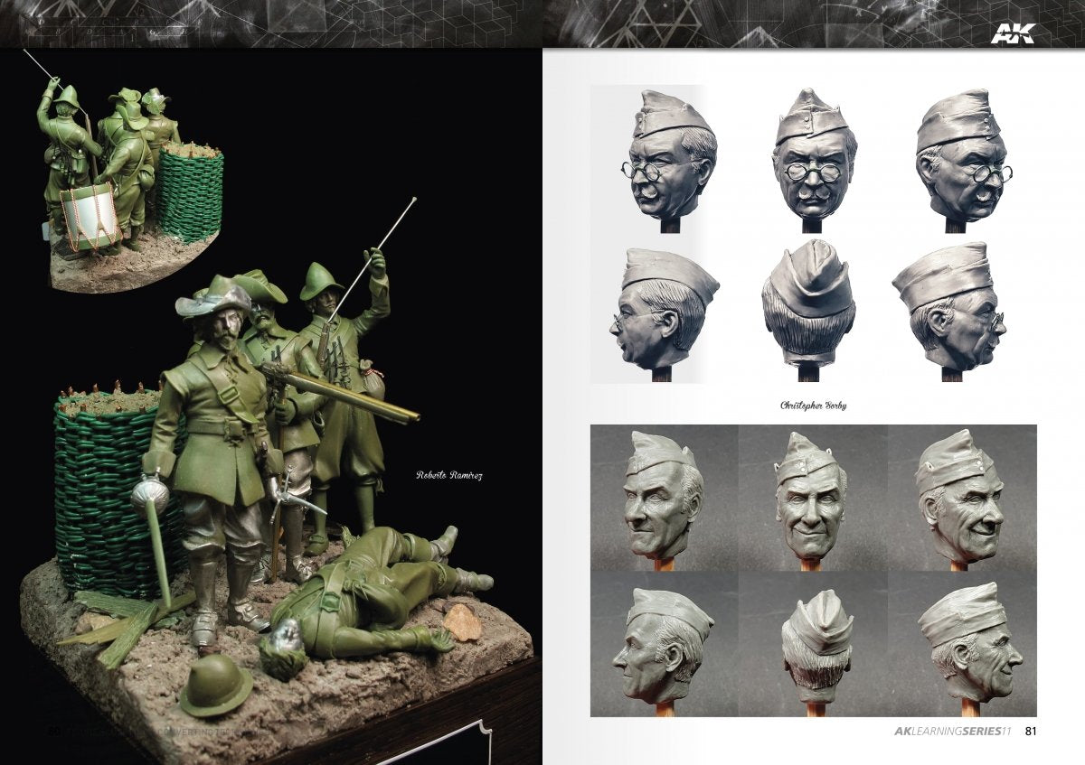 AK Interactive AK512 AK LEARNING 11: FIGURE SCULPTING &amp;amp; CONVERTING TECHNIQUES EN – zdjęcie 7