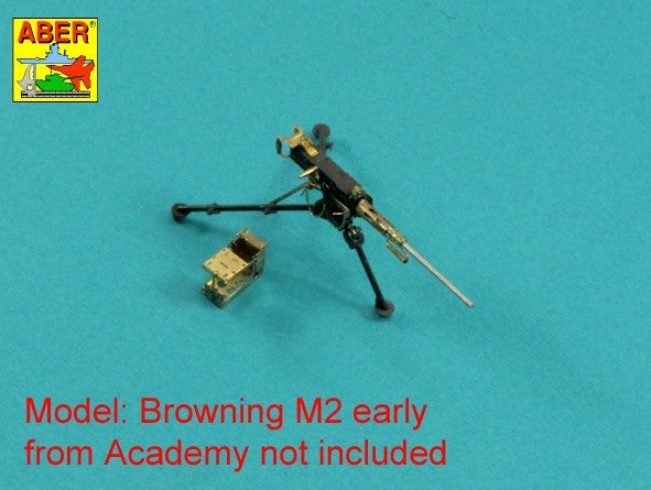 Canon Aber 35L-091 (version ancienne) pour mitrailleuse lourde Browning M2 HB calibre .50 (12,7 mm) US, échelle 1/35 – immagine 22