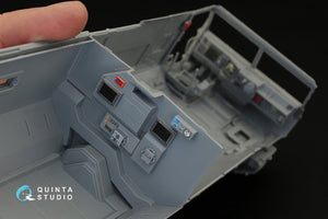 Intérieur imprimé en 3D et coloré sur papier décalcomanie pour le MRAP Typhoon-K de Quinta Studio QD35005 (pour les maquettes Zvezda) à l&amp;#39;échelle 1/35  – immagine 11