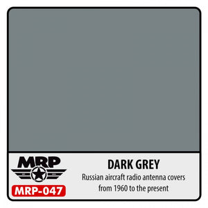 Antenne radio gris foncé MR. Paint MRP-047 pour avion russe SU-27, 30 ml