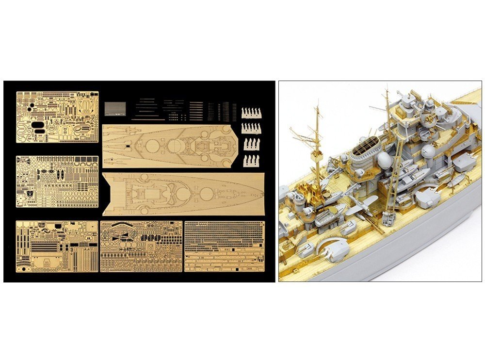 Tamiya 25181 Bismarck1941- Detail Up & PE Parts Set 1/350