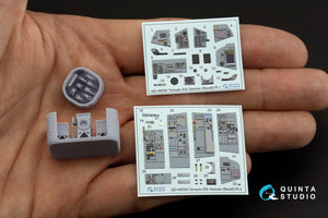 Intérieur imprimé en 3D et coloré sur papier décalcomanie (Revell) pour le Tornado IDS allemand de Quinta Studio QDS+48054 (petite version) (avec pièces en résine imprimées en 3D) 1/48 – image 4
