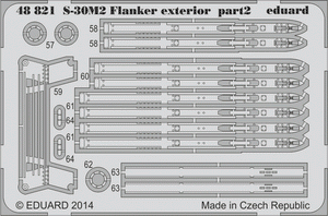 Eduard 48821 S-30M-2 Flanker extérieur ACADEMY 1/48 – image 2