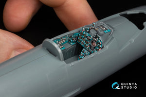 Intérieur imprimé en 3D et coloré sur papier décalcomanie (Eduard) pour MiG-21SM Fishbed-J (Quinta Studio QD+48576) (avec pièces en résine imprimées en 3D) 1/48 – imagen 8