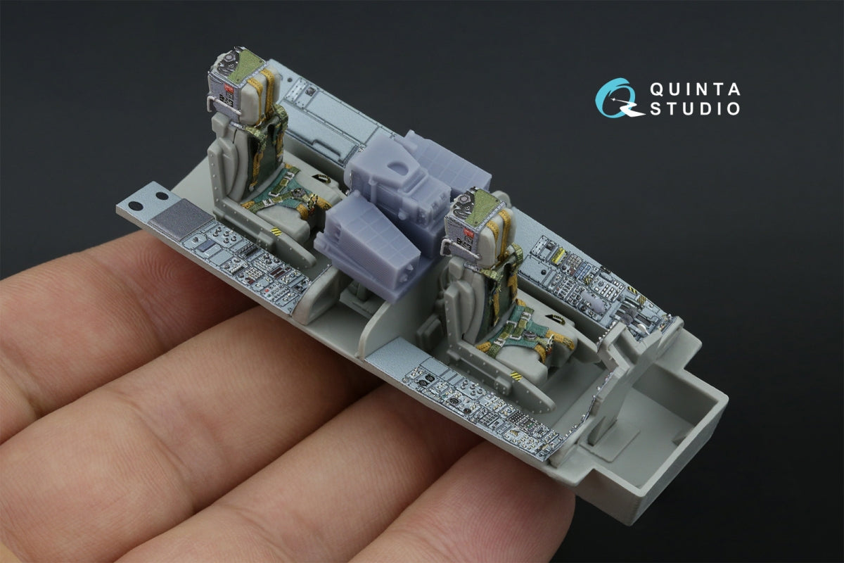 Quinta Studio QD+48519 Tornado ECR 3D-Printed coloured Interior on decal paper (Italeri) (with 3D-printed resin parts) 1/48 – zdjęcie 9