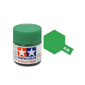 Tamiya 81028 Peinture acrylique X-28 Vert Parc 23 ml