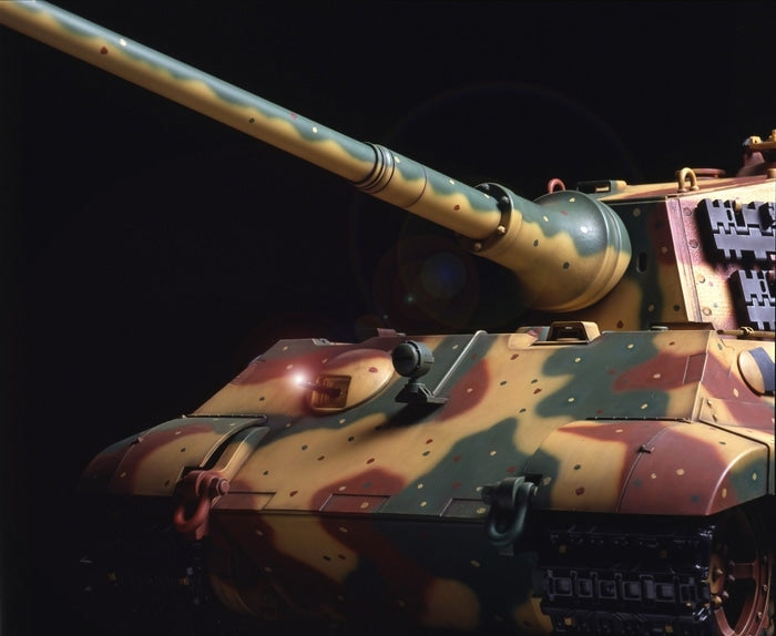 Tamiya 56018 Maquette radiocommandée de char lourd allemand Type VI King Tiger, tourelle de production, kit complet toutes options, échelle 1/16 – immagine 7