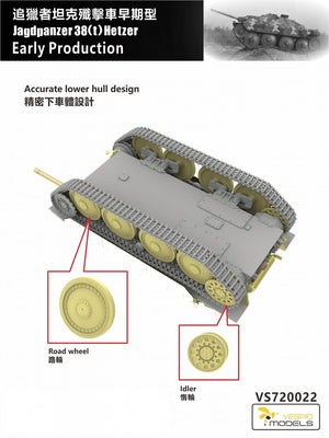 Vespid Models VS720022 Jagdpanzer 38(t) Hetzer Early Production 1/72 – zdjęcie 4