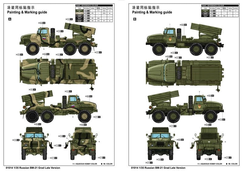 Trumpeter 01014 BM-21 Grad russe, version tardive (1/35) – image 3