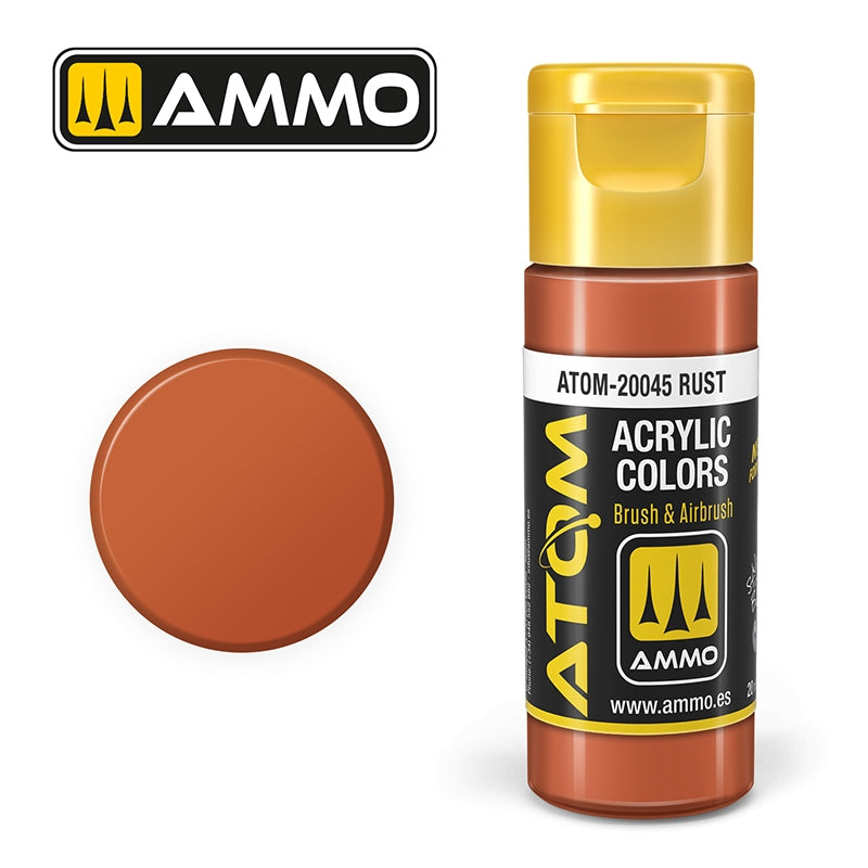Ampoil Mig Jimenez 20045 ATOM COLOR Rouille 20ml